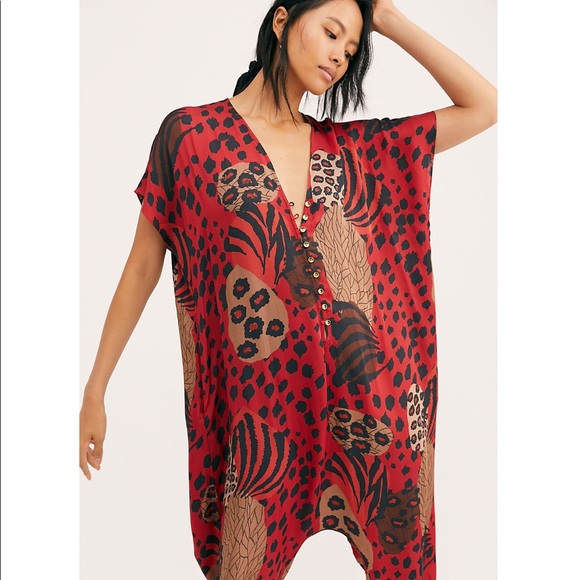 Free People Carolina K Sera Jumpsuit Silk - Picture 3 of 4